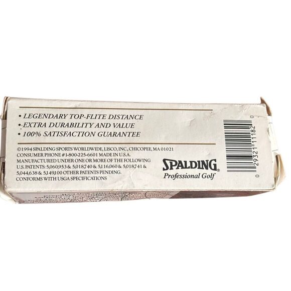 Team Buckwheats Logo Top Flight High Trajectory Golf Balls Red 1 New Box Of 3 - Picture 6 of 6